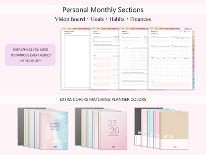 Teacher Digital Planner 2025 - 2026 (INGLÉS)