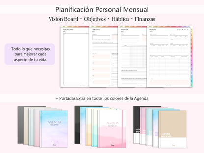 Agenda Docente Digital SIN FECHAS (ESPAÑOL)