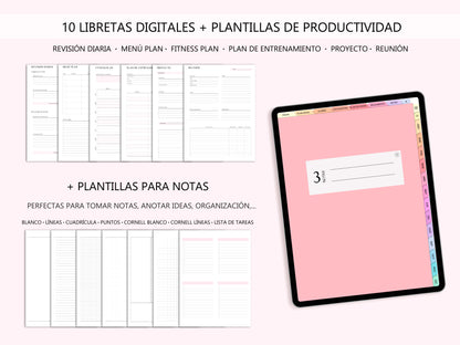 Agenda Docente Digital SIN FECHAS (ESPAÑOL)