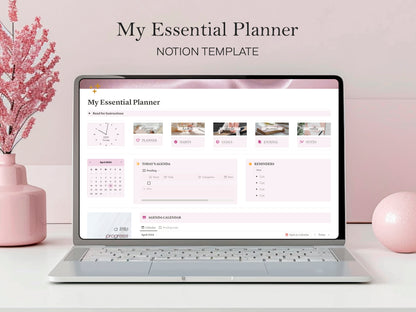 My Essential Planner ✦ Notion Template ✦ Boost Your Productivity