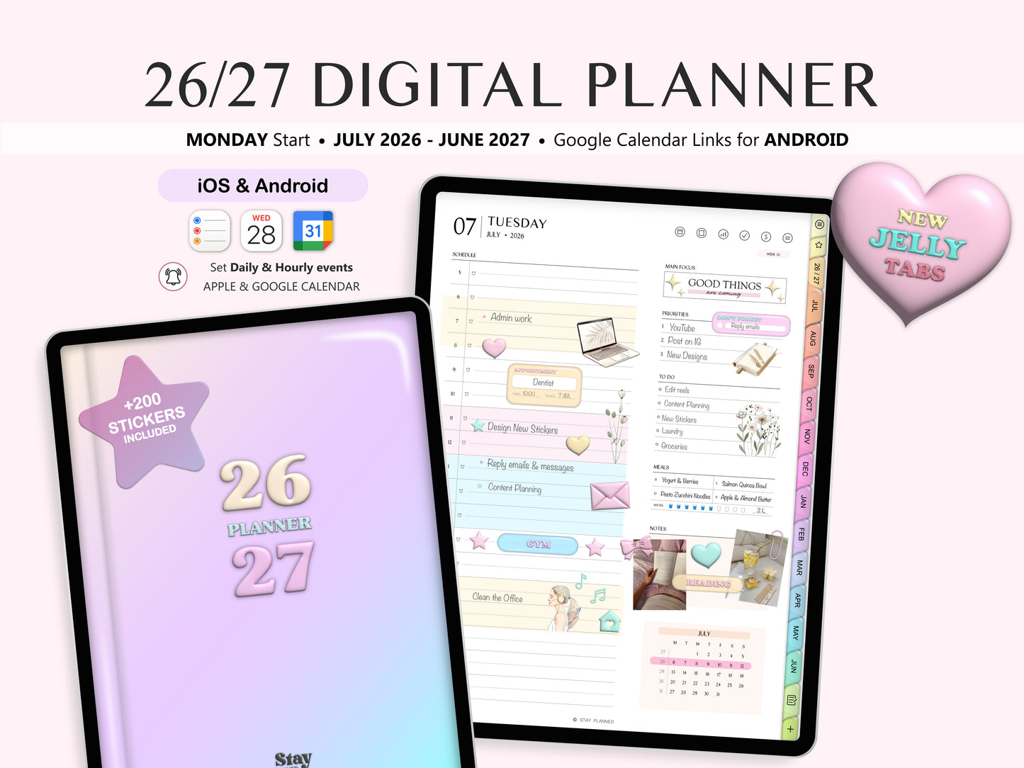 2026-2027 Digital Planner (Inglés)