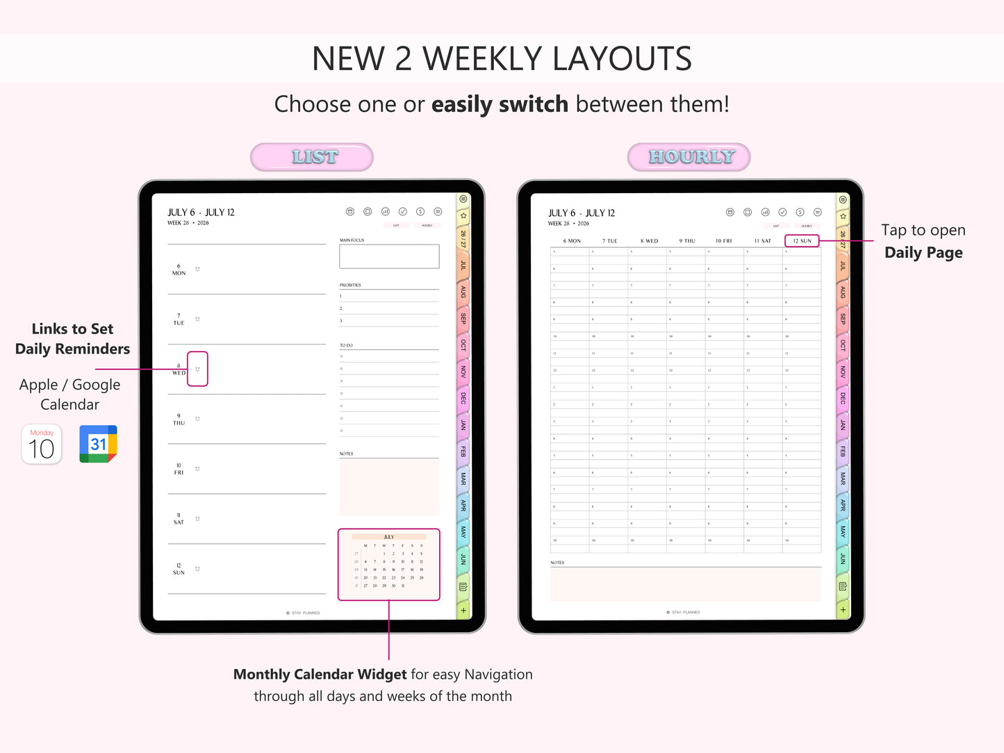 2026-2027 Digital Planner (Inglés)
