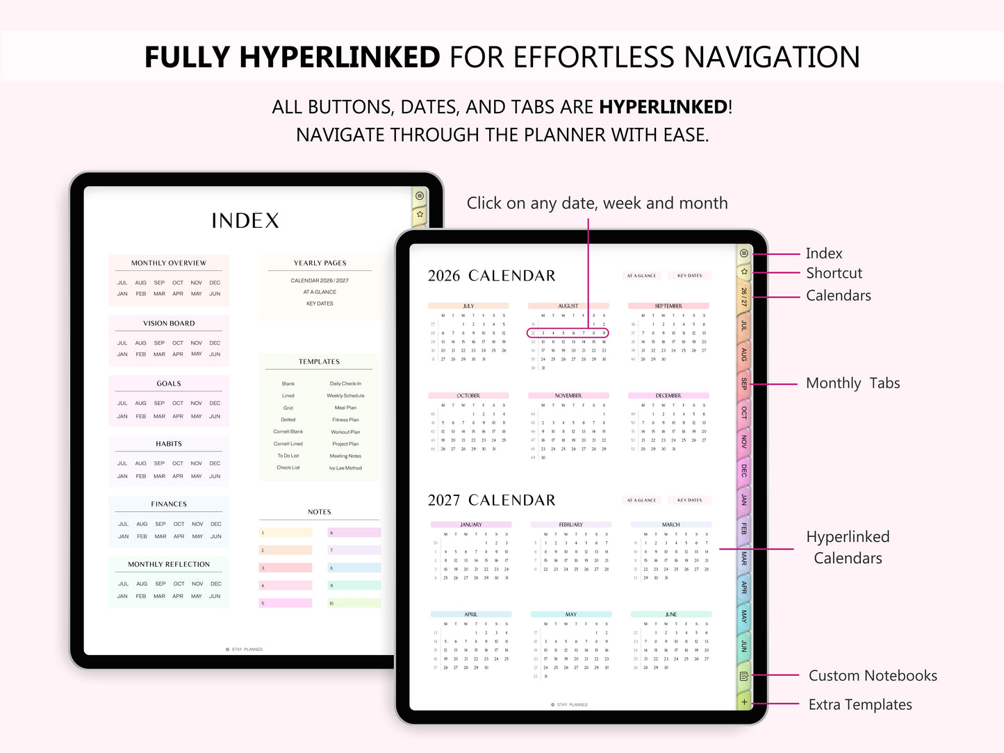 2026-2027 Digital Planner (Inglés)