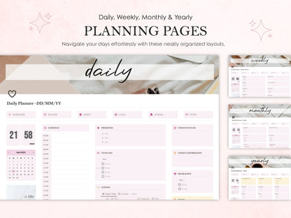 My Essential Planner ✦ Notion Template ✦ Boost Your Productivity