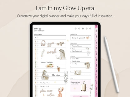 GLOW UP DIGITAL STICKERS